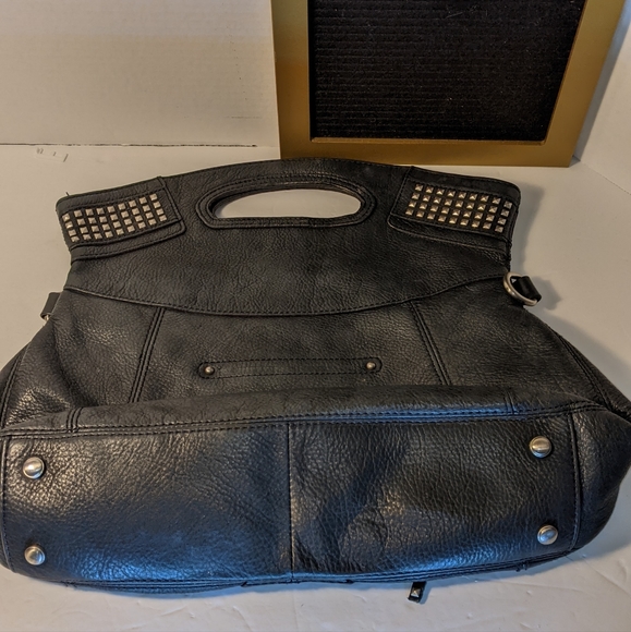 B. Makowski Studded Handbag - Picture 3 of 5